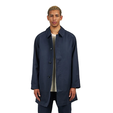 nanamica - 2L Gore-Tex Soutien Collar Coat (Navy) | HHV