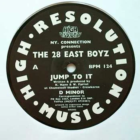 N.Y. Connection Presents 28 East Boyz - Trip 2 Nite / Jump To It