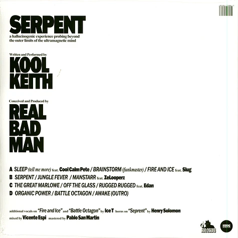 Kool Keith & Real Bad Man - Serpent