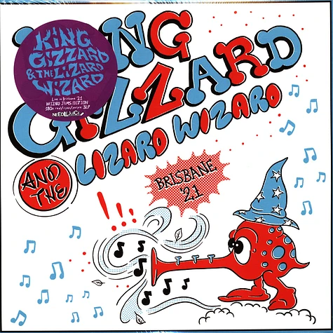 King Gizzard & The Lizard Wizard - Live In Brisbane '21 Wizard Jams Splatter Vinyl Edition