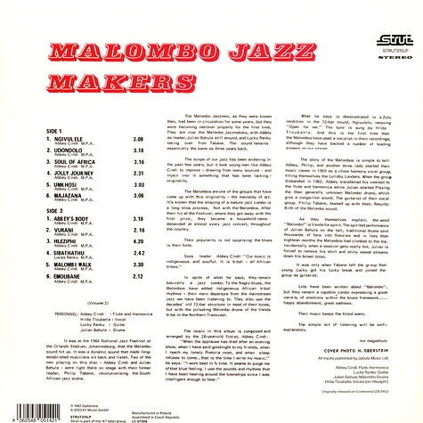Malombo Jazz Makers - Malombo Jazz Makers Volume 2