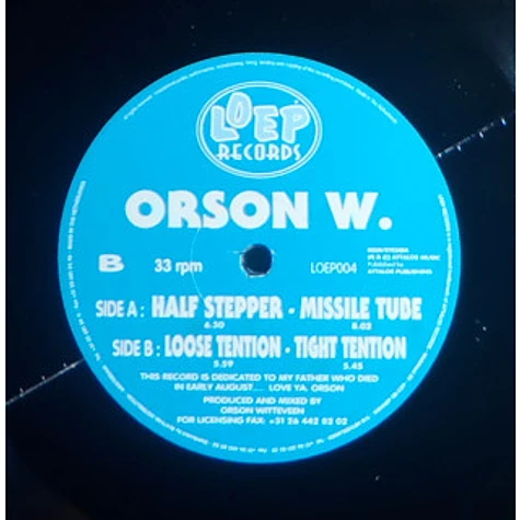 Orson W - Half Stepper