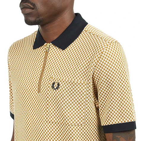 Fred Perry - Micro Chequerboard Polo Shirt