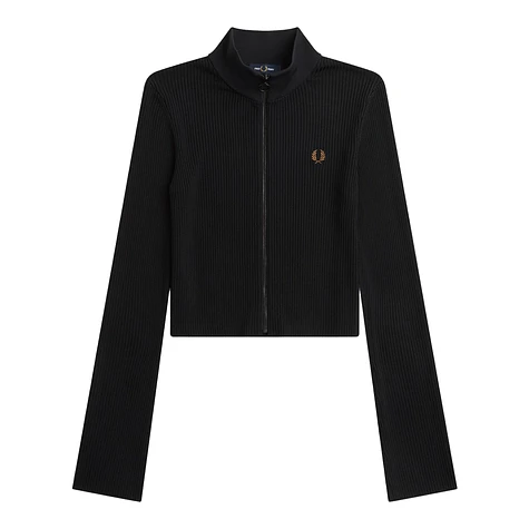 Fred Perry - Ribbed Zip Through Jumper