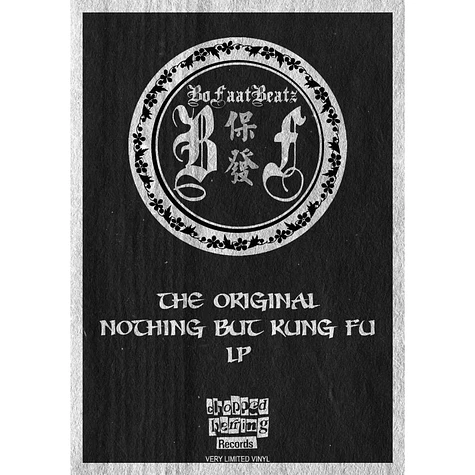 BoFaatBeatz - The Original Nothing But Kung Fu LP