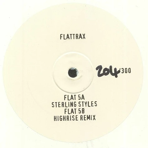 Sterling Styles - Ease The Pressure / Highrise Remix White Vinyl Edition