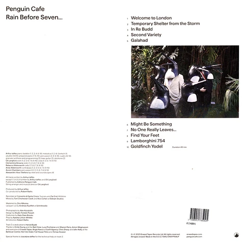 Penguin Cafe - Rain Before Seven Clear Vinyl Edition