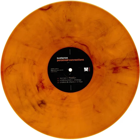 Sustance - Perceived Connections Orange And Black Marbled Vinyl Edition