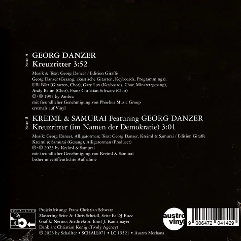 Georg Danzer / Kreiml & Samurai - Kreuzritter Record Store Day 2023 Edition