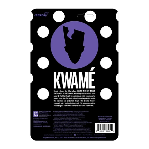 Kwamé - Kwamé (Black/White Polka Dot) - ReAction Figure