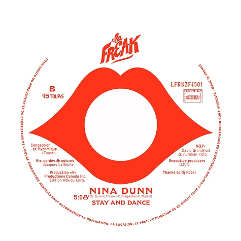 Nina Dunn - If You Want My Love / Stay And Dance