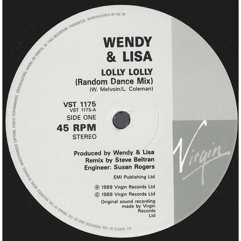 Wendy & Lisa - Lolly Lolly