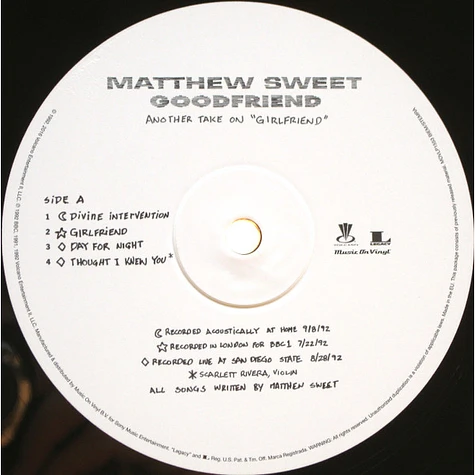 Matthew Sweet - Goodfriend
