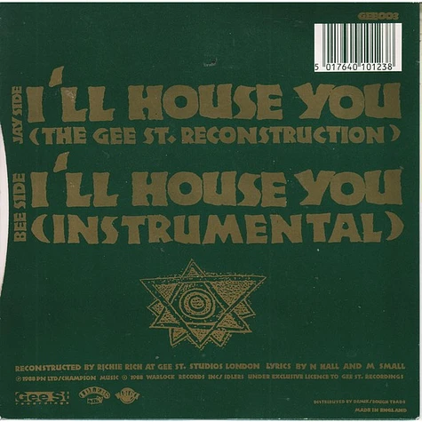 Richie Rich Meets Jungle Brothers - I'll House You (The Gee St. Reconstruction)