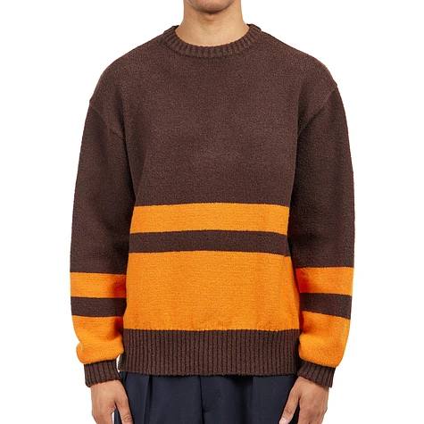Beams Plus - Crew 5G Stripe Sweater