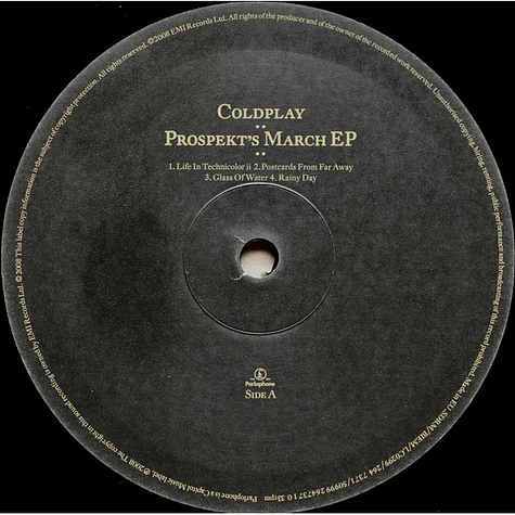 Coldplay - Prospekt's March EP - Vinyl 12