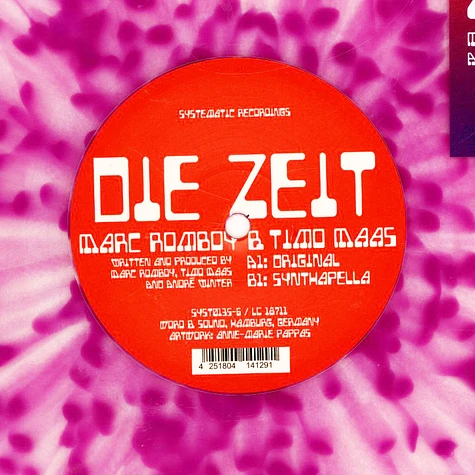 Marc Romboy & Timo Maas - Die Zeit Colored Splatter Vinyl Edition