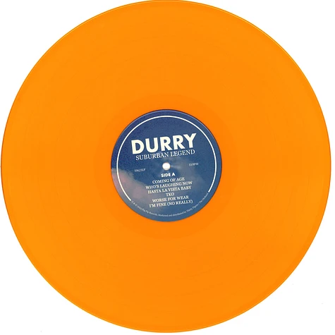 Durry - Suburban Legend Yellow Vinyl Edition