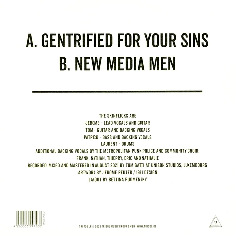 The Skinflicks - Gentrified For Your Sins