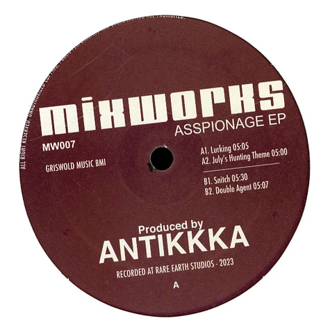 Antikkka - Asspionage EP