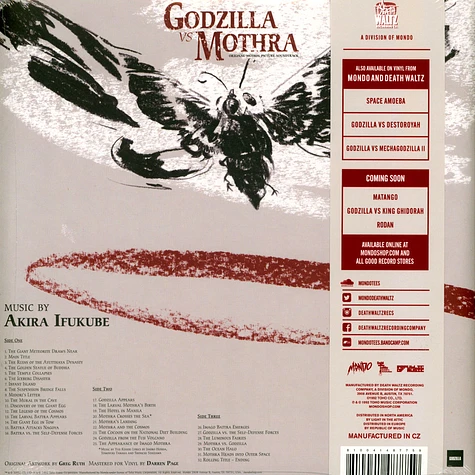 Akira Ifukube - OST Godzilla Vs. Mothra: Battle For Earth Eco-Colored Vinyl Edition