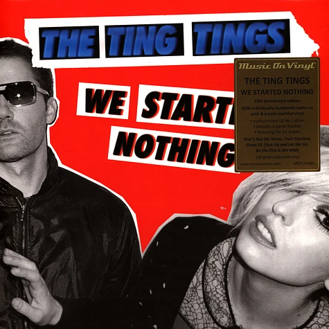 Ting Tings - We Started Nothing Pink & Purple Marbled Vinyl Edition