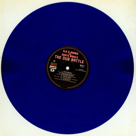 Sly & Robbie / The Roots Radics - The Dub Battle Blue Vinyl Edition