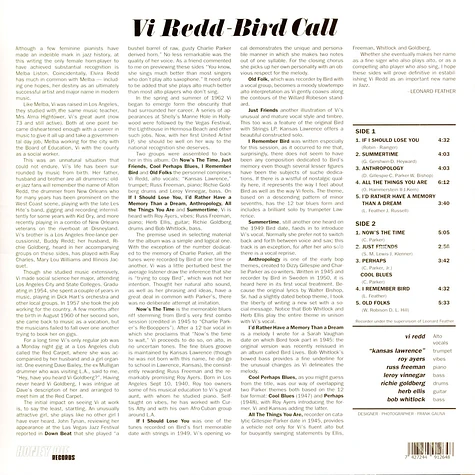 Vi Redd - Bird Cal