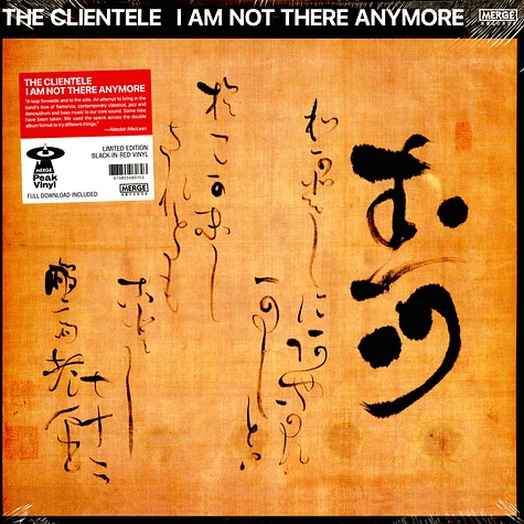 The Clientele - I Am Not There Anymore Red Vinyl Edition