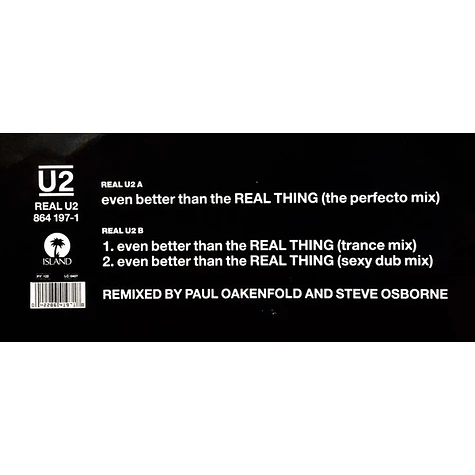 U2 - Even Better Than The Real Thing