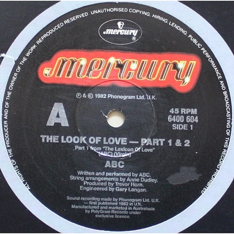 ABC - The Look Of Love (Part 1 & 2)