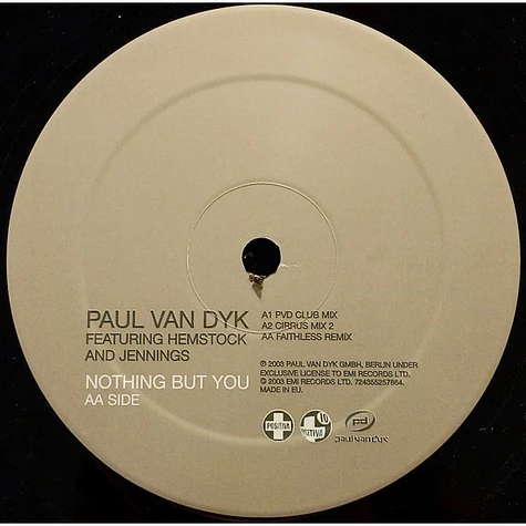 Paul van Dyk Featuring Hemstock & Jennings - Nothing But You