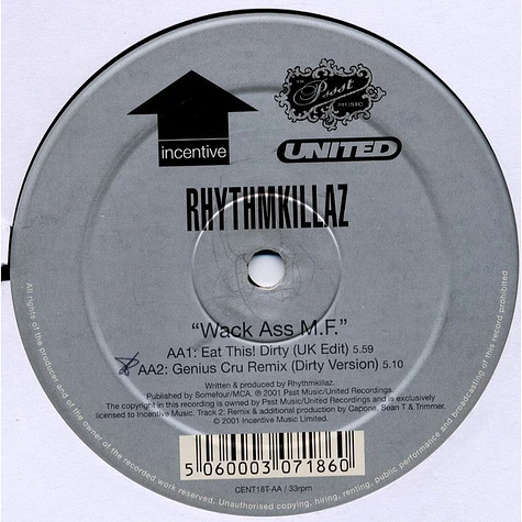 Rhythmkillaz - Wack Ass M.F.