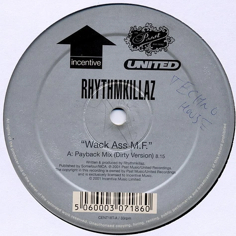 Rhythmkillaz - Wack Ass M.F.