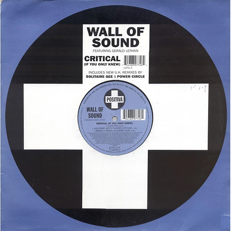 Wall Of Sound Featuring Gerald Latham - Critical (If You Only Knew)