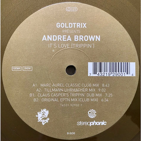 Goldtrix Presents Andrea Brown - It's Love (Trippin') (Remixes)