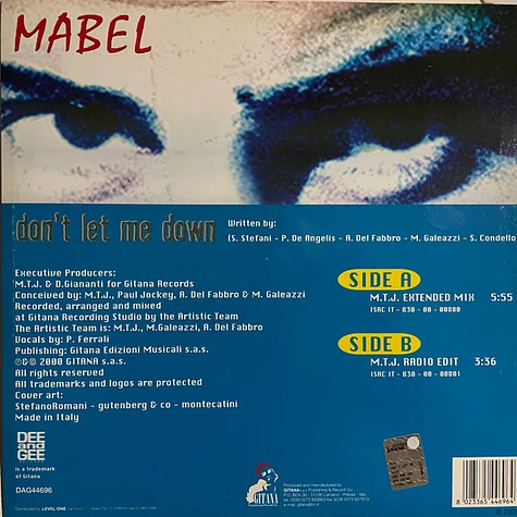 Mabel - Don't Let Me Down