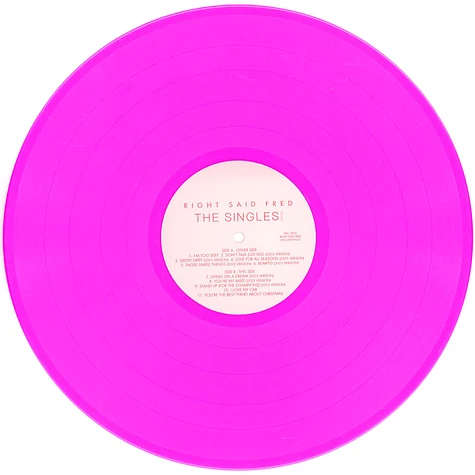 Right Said Fred - The Singles Pink Vinyl Edition