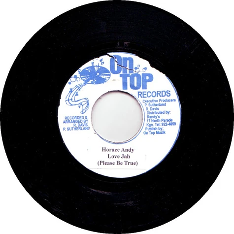 Horace Andy, Blacka Ranks, Pink Panther - Love Jah / Jumpy Style