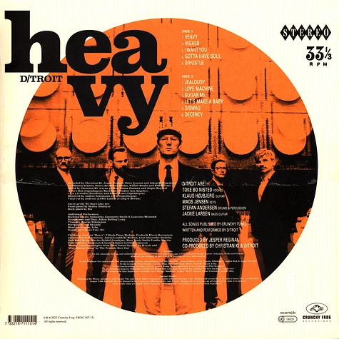 D/troit - Heavy Orange Vinyl Edition