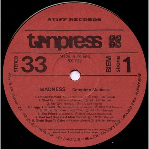 Madness - Complete Madness