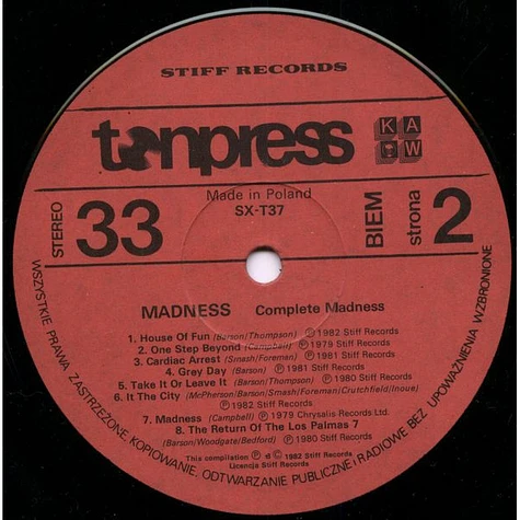 Madness - Complete Madness