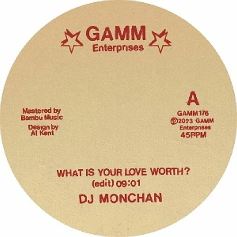 DJ Monchan - What Is Your Love Worth / W Wheeling