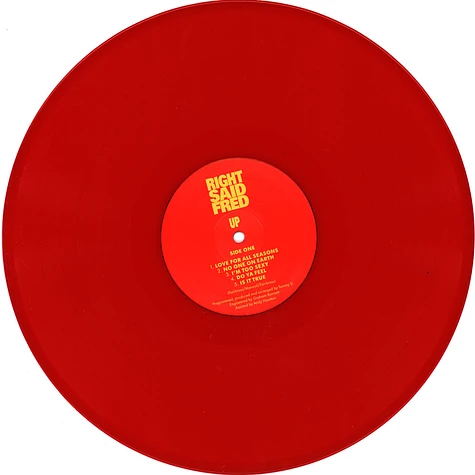 Right Said Fred - Up 2023 Red Vinyl Edition