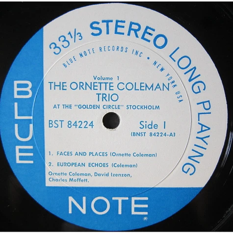 The Ornette Coleman Trio - At The "Golden Circle" Stockholm - Volume One