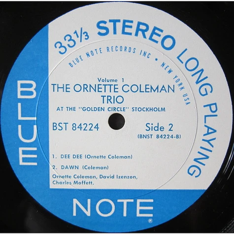 The Ornette Coleman Trio - At The "Golden Circle" Stockholm - Volume One