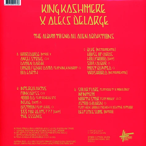 King Kashmere & Alecs Delarge - The Album To End All Alien Abductions Black Vinyl Edition