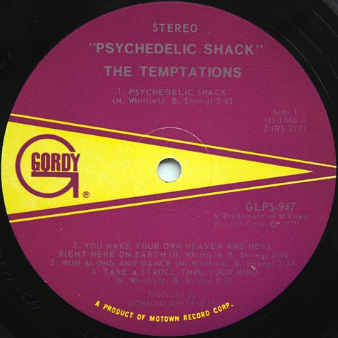 The Temptations - Psychedelic Shack