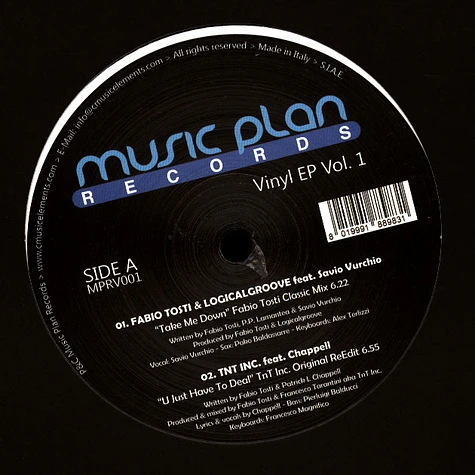 V.A. - Music Plan Records EP Vol. 1