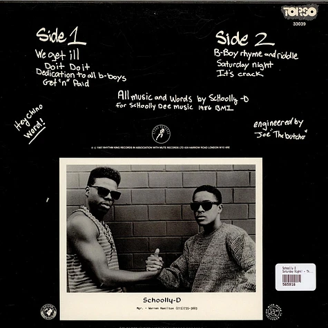 Schoolly D - Saturday Night! - The Album